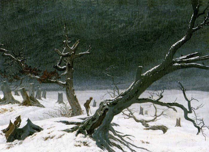 Caspar David Friedrich Winter Landscape